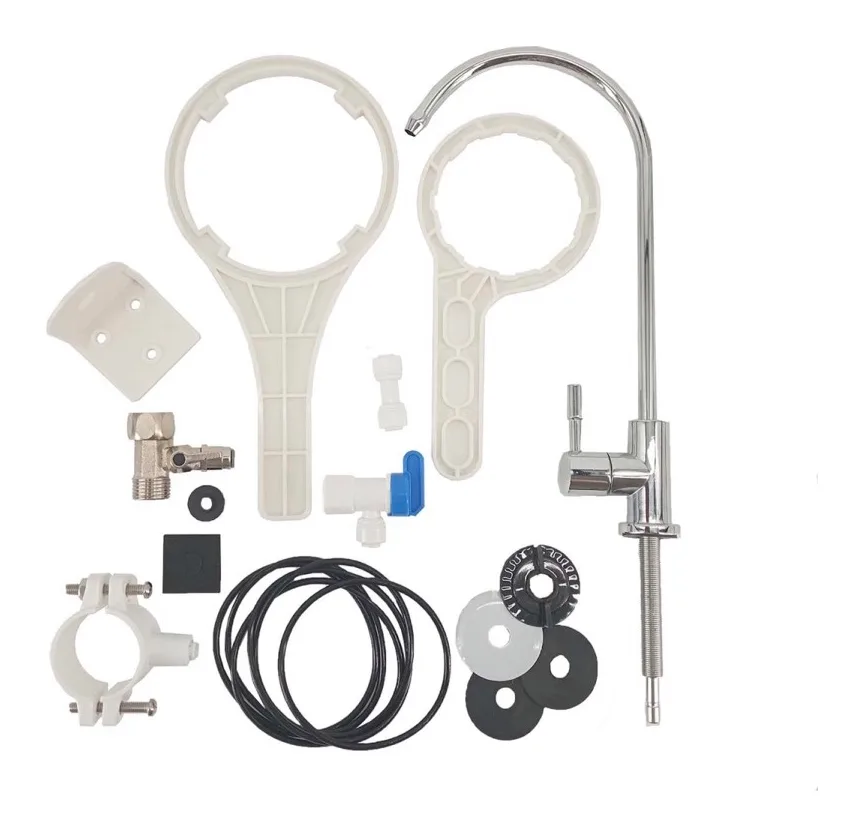 Included: faucet, wrenches, valve and installation fittings