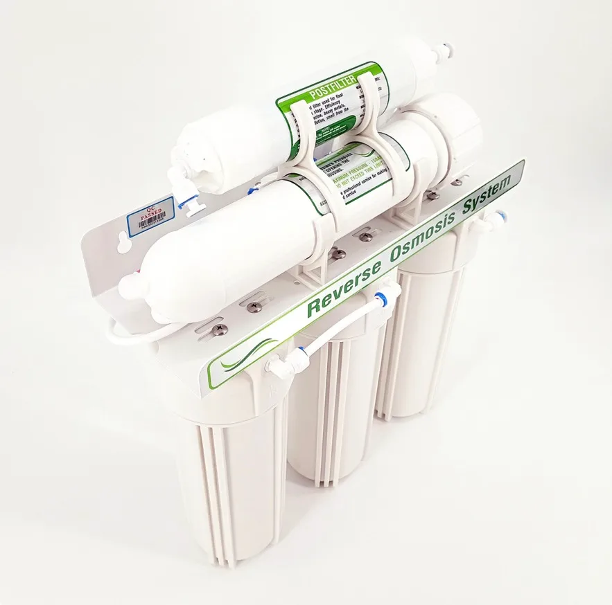 Top view: membrane and post filter
