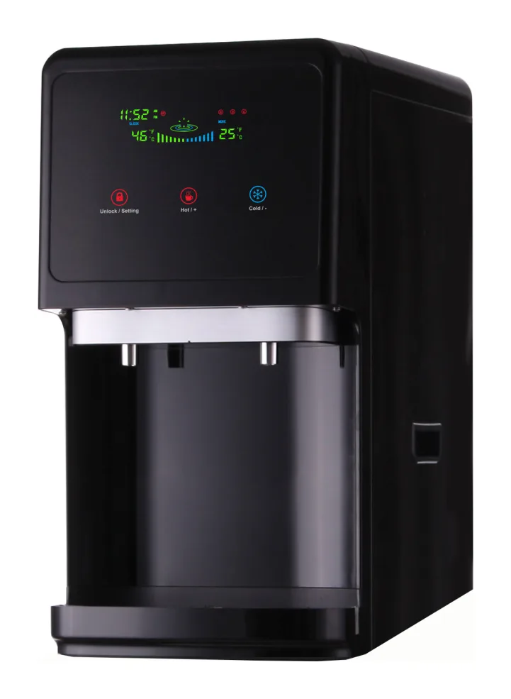 Diamond Black Mini — Countertop RO dispenser · hot/cold